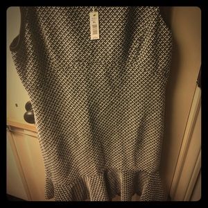Max studio black and white dress